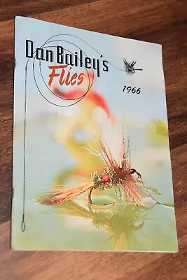 Vintage 1966 DAN BAILEYS FLIES FLY SHOP Catalog Book Fishing Gear Accessories • $9.95