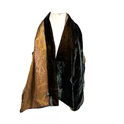 THE METROPOLITAN MUSEUM OF ART  SHAWL Silk Scarf 60/16 In MADE IN ITALY #A116 • $56