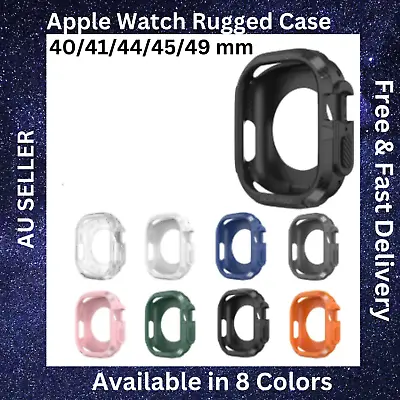 $5.80 • Buy For Apple Watch IWatch Ultra 8 SE 7 6 5 4 40/44/41/45/49 Bumper Case