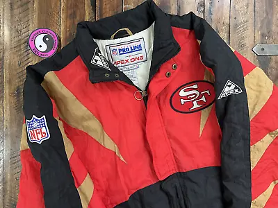 Vintage 90s San Francisco Forty Niners 49ers Apex One Jacket • $125
