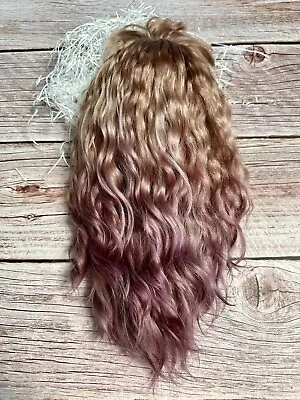 Blythe Doll Wig Professional Reroot Natural Mohair Ombré • $158