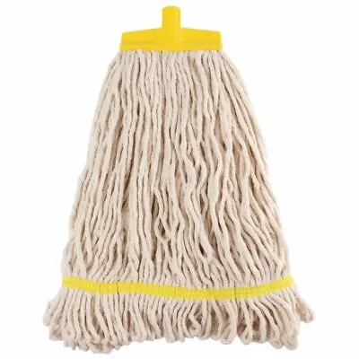 Scot Young SYR Kentucky Mop Head In Yellow Made Of Loop Cotton Colour Coded • £10.15