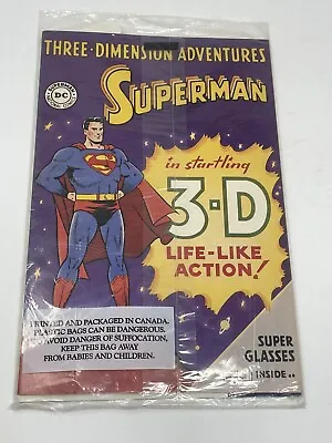 Superman Red Superman Blue 1998 Sealed In Original Plastic DC Comics 3D Glasses • $19.99