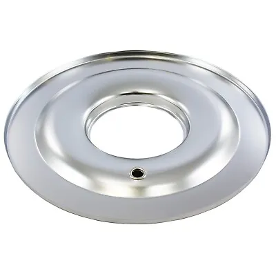 Chrome 14  Round Steel Air Cleaner Base Flat 4 Brl 5-1/8   14 Inch SBC BBC Ford • $24.95