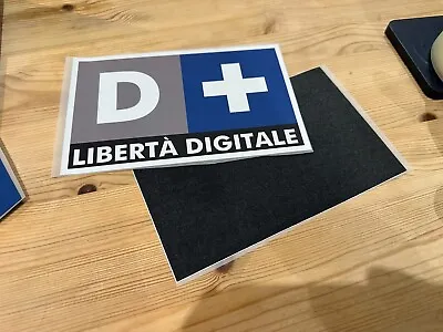 Juventus Liberta Digitale Replacement  Football Shirt Sponsor Logo • £10