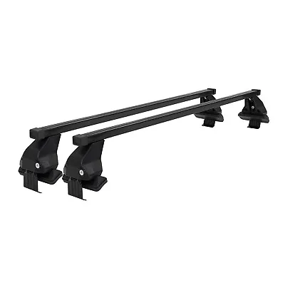 Smooth Roof Rack For BMW X6 2015-2023 Black Cargo Carrier Top Cross Bar Luggage • $199.90