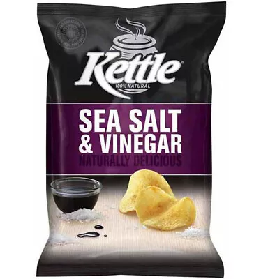 Kettle Chips Sea Salt And Vinegar 90g X 12 • $52.95