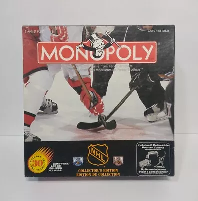 Vintage 1999 Parker Brothers Monopoly NHL Collectors Edition • $19.63