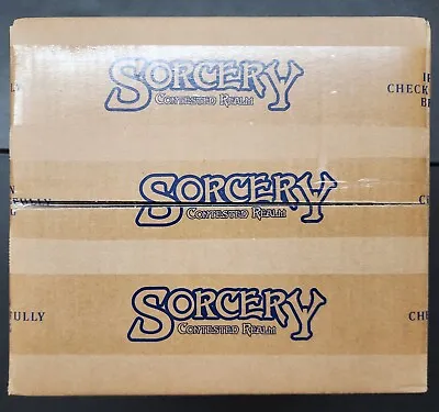 Sorcery: Contested Realm TCG Kickstarter Alpha Booster Box CASE  EMPTY - Storage • $149