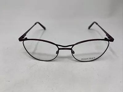 Ellen Tracy Chania Plum Purple 51/17/130 Flex Hinge Eyeglasses Frame :s28 • $30
