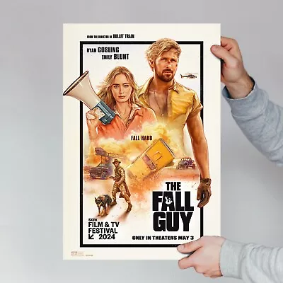 THE FALL GUY Movie Poster Promo Version - Ryan Gosling 2024 Film Poster Wall Art • $10.99