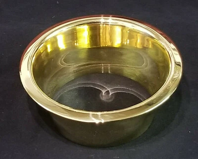 £25.99 • Buy Spun Brass Mushroom Vent Liner, Roof Vent Trim, Boat, Yacht, Caravan, Motorhome