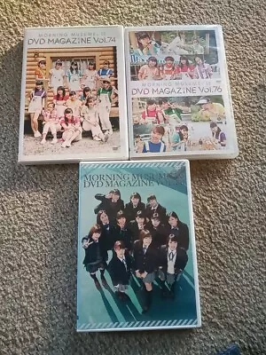 Morning Musume '15 '16 DVD Magazine Vol 74. Vol 76 Vol 80 • $30