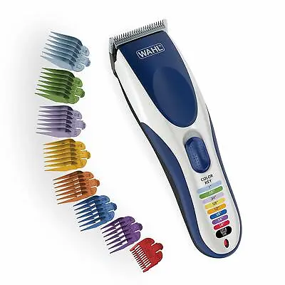 WAHL COLOURPRO Cordless Colour Coded Home Haircutting Kit Color Pro Clipper 9649 • $98.50