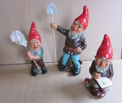 Vintage Lot Of 3 Heissner Gnomes. W Germany • $400