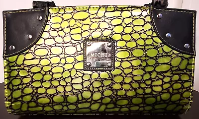 EUC - MICHE - Classic Bag Shell -  Jade  - Green & Black Faux Leather • $9.95