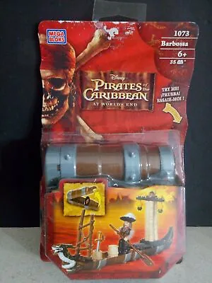 Barbossa Pirates Of The Caribbean At World's End Mega Bloks 1073 Disney 2006 • $47.37