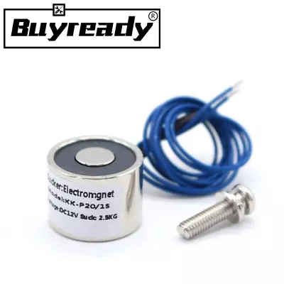 20/15 Suction 2.5KG 25N Mini Electromagnet Solenoid 12V Electromagnet 12 Volt Sm • $7.19