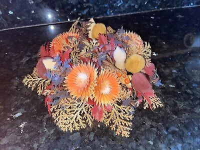 Vintage Fall/Thanksgiving Plastic Table Centerpiece  1960s • $12.75