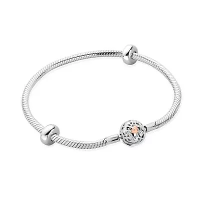 Clogau Silver & 9ct Rose Gold Tree Of Life Milestones Bracelet 19cm £60 Off • £79