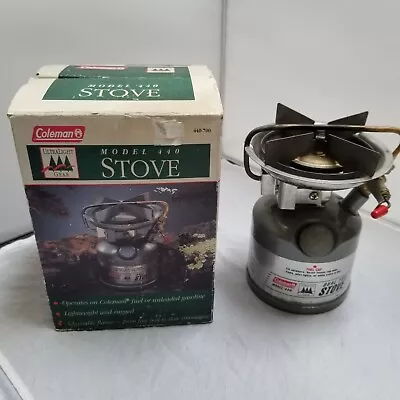 Vintage Coleman 440 Ultrlight Stove 440-700 Original Box Included Dated 07/96 • $74.10