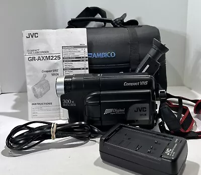 JVC GR-AXM225 GR-AXM225U Compact VHS VHSC VHS-C Camcorder VCR Video Transfer • $84