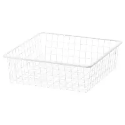 Ikea JONAXEL Wire Basket 50x51x15 Cm [White] • £14.67