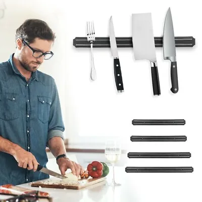 £3.49 • Buy Magnetic Wall Mounted Knife Store Back Strip Kitchen Utensil Holder Storage Bar