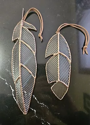 2 Pack Of SPIRIT Authentic Stained Glass Feathers. • $24.75