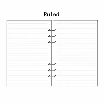 £2.99 • Buy A5/A6/A7 Ruled Planner Diary Insert Refill Schedule Organiser 45 Sheets Note #UK