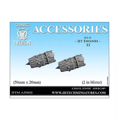 HiTech Mini Mini 28mm Sci Fi Jet Engines - E1 Pack New • $11.95