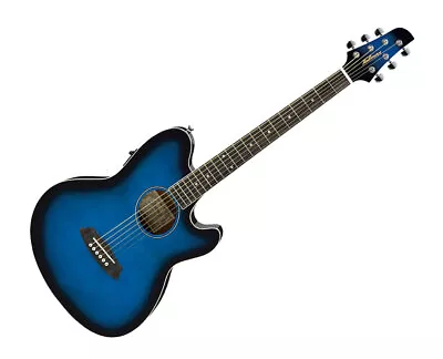 Ibanez TCY10ETBS Talman Acoustic Guitar - Transparent Blue Sunburst • $229.99