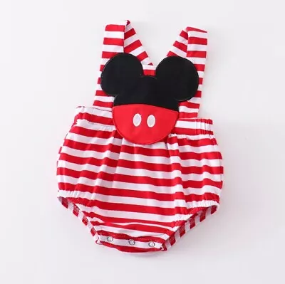 NEW Boutique Mickey Mouse Baby Boys Romper Jumpsuit • $16.99