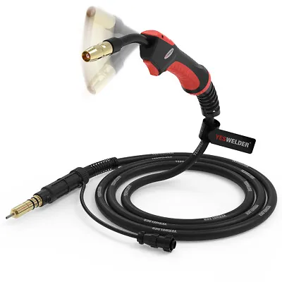 Flexible Neck Mig Welding Gun 10' 150A Replace Miller M-10 195605 M-15 249039 • $50.99