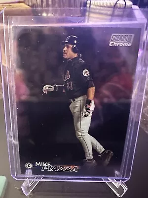 2023 Topps Stadium Club MIKE PIAZZA CHROME REFRACTOR METS #264 • $3.99