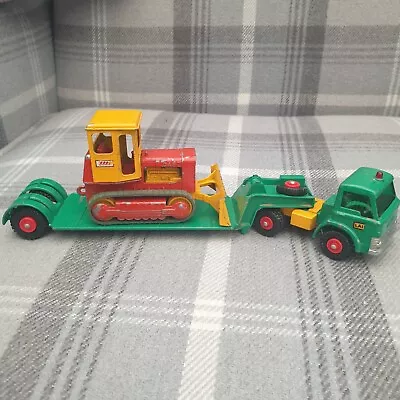 Matchbox Dyson Low Loader K17 Ford Tractor Lesney Vintage Case Tractor Bulldozer • £18.50