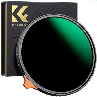 K&F Conept Variable ND3-ND1000 Lens Filter NANO-X 49/52/55/58/62/67/72/77/82MM • $109.99