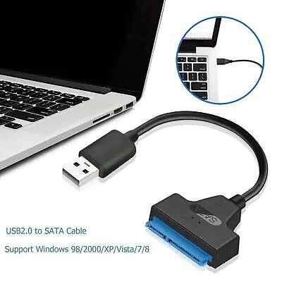 USB 3.0 To SATA 22Pin Adapter Converter Cable For 2.5  External SATA SSD D1E7 • $10.43