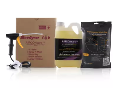 $114 • Buy AIRCONcare Air Conditioner Cleaning Kit / Air Conditioner Cleaner For Split Duct