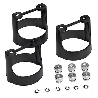 Autometer 2-1/16  Gauge Bracket Kit Black Composite 2230 - Set Of 3   • $17.99