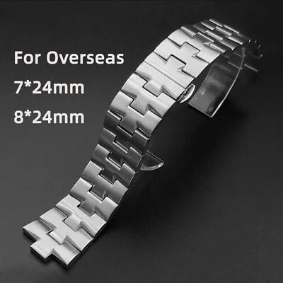 For Vacheron Constantin Overseas Watch Band 47040 Bracelet 24mm Steel Strap Belt • $42.90