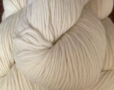 Beautiful Lot 3 Skein Pure Peruvian Wool Yarn 10.8oz 310gr 3005 Winter White • $14