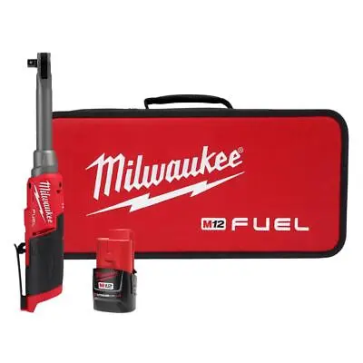 Milwaukee M12 Fuel 3/8Inch Extended Reach High Speed Ratchet Kit • $349