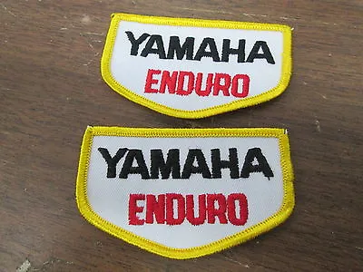 Vintage NOS Yamaha Enduro Motocross MX Emroidered 2x3.50  Patches QTY2 • $9.99