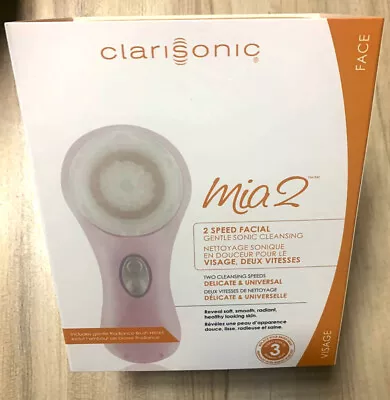 New Pink Clarisonic Mia 2 Sonic Skin Cleansing System BNIB • $84.29