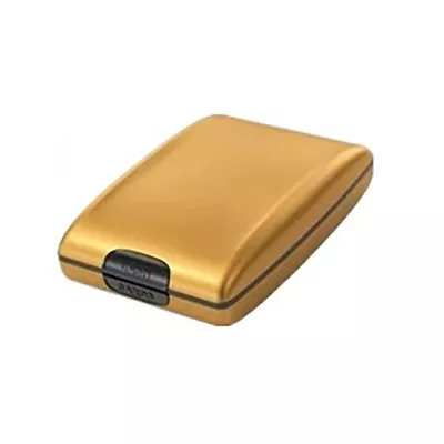 Magnetic Bank Card Box Aluminum Metal Card Holder Can Hold Coins Anti-Theft • $8.19