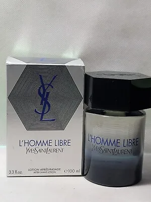 YSL L'Homme Libre By Yves Saint Laurent For Men 3.3 Oz Aftershave Splash NIB  • $199.95