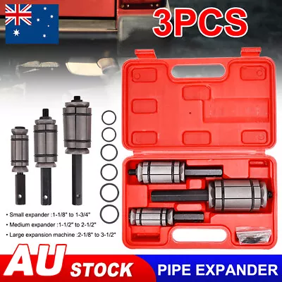 3 Pieces Tail Pipe Expander Set Muffler Exhaust Pipe Dent Auto Remover Tools Set • $39.95