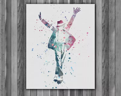 Michael Jackson Watercolor Print Michael Jackson Art Michael Jackson Poster • $18.99