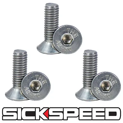 Silver Steering Wheel Screw 6pc Bolt Kit For Nardi/personal/sparco/omp/momo A1 • $7.88